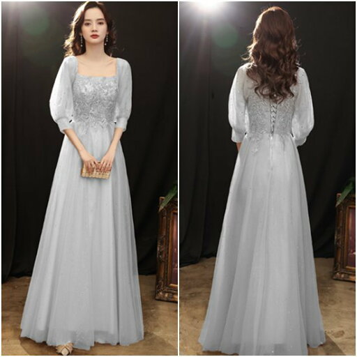 【取寄】演奏会ドレス 結婚式ドレス ロングドレス 大きいサイズ XL-5XL スクエアネック 半袖 Aラインスカート スリムフィット エレガント 体型カバー スパンコール お呼ばれ フォーマル きれいめ 【取寄】演奏会ドレス 結婚式ドレス ロングドレス 大きいサイズ XL-5XL スクエアネック 半袖 Aラインスカート スリムフィット エレガント 体型カバー スパンコール お呼ばれ フォーマル きれいめ