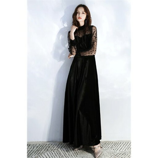 【取寄】結婚式ドレス ロングドレス 大きいサイズ XL 2XL ランタンスリーブ 長袖 シースルー お呼ばれ パーティードレス ロングスカート きれいめ エレガント 体型カバー 上品 Aラインスカート 【取寄】結婚式ドレス ロングドレス 大きいサイズ XL 2XL ランタンスリーブ 長袖 シースルー お呼ばれ パーティードレス ロングスカート きれいめ エレガント 体型カバー 上品 Aラインスカート