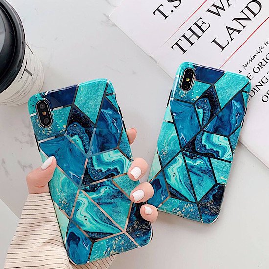 【取寄】iPhoneケース マーブル ラグジュアリー ソフトシェル 保護カバー レディース iPhone13 iPhone1..