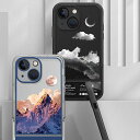 【取寄】iPhoneケース 風景 シリコン 保護カバー レディースiPhone13 iPhone12 iPhone11 iPhone13Pro スマホケース ベ...