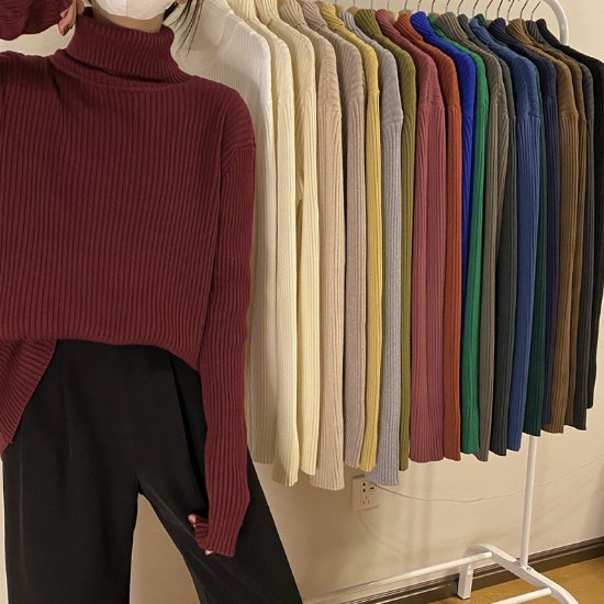 ニットトップスレディースニットトッ...