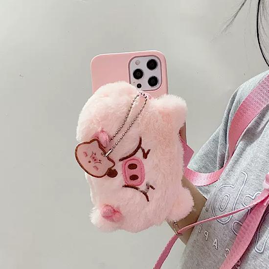 Rakuten - 【取寄】iphoneケース ストラップ 斜めかけ iPhone 13 mini iPhone 13 iPhone 13 Pro iPhone 13 Pro Max iPhone 12 iPhone 12 Pro iPhone 12 Pro Max iPhone 11 レディース おしゃれ カジュアル ブタ 機能的 大人可愛い ギフト 20代 30代 40代 小物アクセサリー 携帯ケース