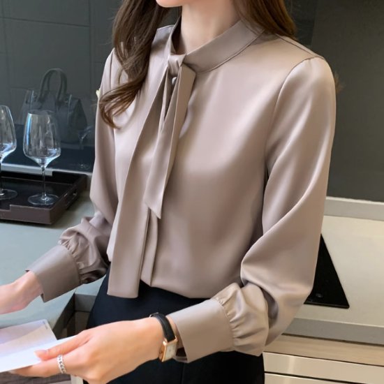 シフォンブラウスレディースブラウス...
