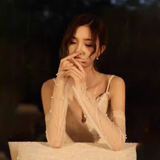 【取寄】グローブ 大きいサイズ 手袋 ブライダルグローブ ドレスグローブ ウェディング 花嫁 シースルー 透け感 パール シンプル ロング 日焼け止め 花嫁 結婚式 二次会 披露宴 パーティ お呼ばれ 上品