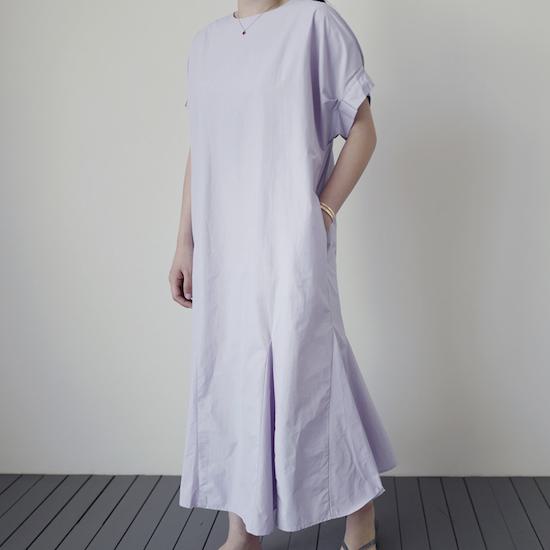 【取寄】ワンピース ロングワンピース マキシ丈ワンピース ゆったりサイズ 体形カバー レディース 夏服 新作 半袖 ロング マキシ丈 ドレス Aライン 着回し コットン シンプル 上品 大人可愛い 楽ちん お出かけ 買い物 オレンジ ライトパープル グリーン ブラック ワンサイズ