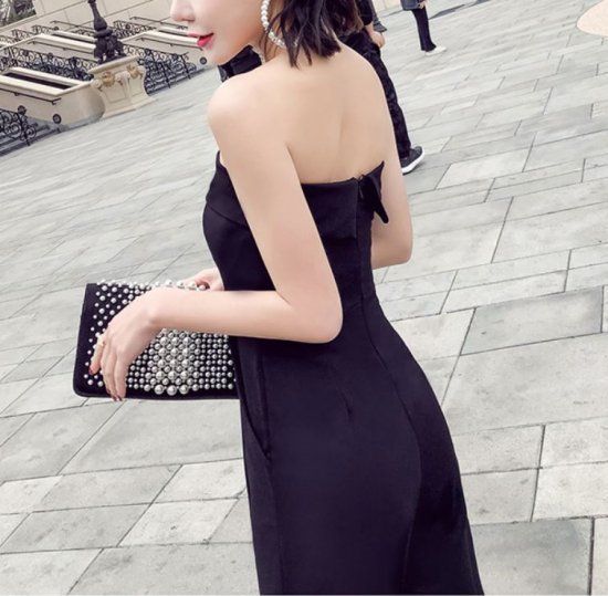 【取寄】オルチャン プチプラパーティードレス フォーマル 可愛い 結婚式 二次会 お呼ばれ 謝恩会 発表会 演奏会 大きいサイズワンピース キャバ嬢ドレス 清楚 パンツドレス 記念日 エレガント