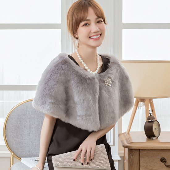 【取寄】ファーショール ショール ファー ファーのショール 結婚式 ショール ストール ファー お呼ばれ レディース フォーマル 卒業式 入学式 結婚式用 二次会 ファーショール