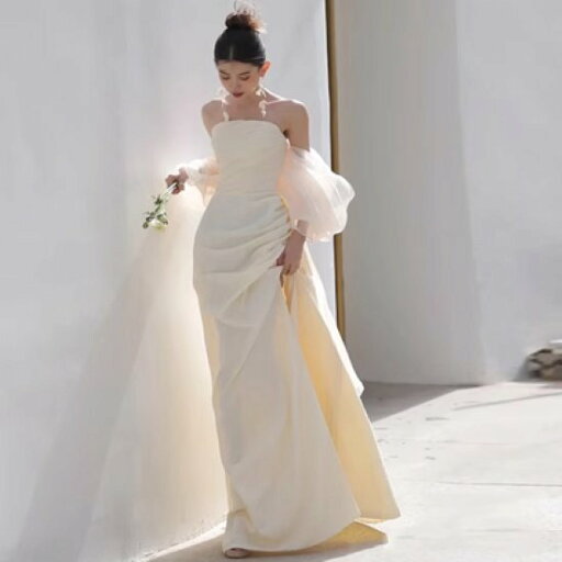 【取寄】演奏会ドレス レディース 結婚式ドレス ウエディングドレス パーティードレス ロングドレス オフショルダー チューブトップ きれいめ エレガント 海外ウエディング サテン フォトウエディング 女性 【取寄】演奏会ドレス レディース 結婚式ドレス ウエディングドレス パーティードレス ロングドレス オフショルダー チューブトップ きれいめ エレガント 海外ウエディング サテン フォトウエディング 女性