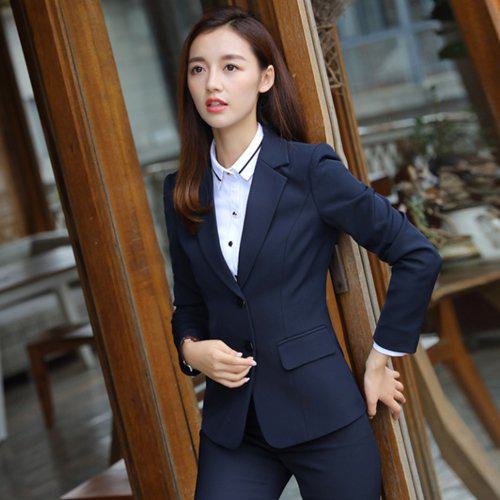 【取寄】スーツセット レディース スーツ セットアップ フォーマル ジャケット パンツ スカート ビジネス オフィス 通勤 就活 卒園式 卒業式 入園式 入学式 お洒落 セレモニー 定番 シンプル 韓国 2点セット 大きいサイズ 体型カバー ネイビー ブラック S M L XL 2XL 3XL 4XL
