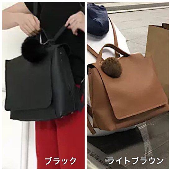 Rakuten - 【取寄】リュック レディース おしゃれ 通勤 大人 かわいい 大容量 レザー 通学 旅行 リュックサック ママバッグ フェイクレザー フェミニン ガーリー オトナ女子 普段 きれいめ カジュアル デイリー お出かけ バックパック レトロ シンプル 2way ブラック ライトブラウン
