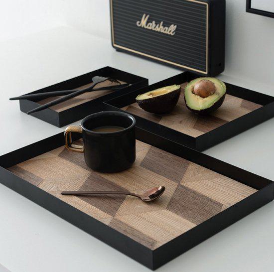 【取寄】小物入れ おしゃれ トレー お盆 木製 シンプル インテリア 収納 雑貨 インテリア雑貨 デスク キッチン 卓上 ケース 多機能 小物置き アクセサリー...