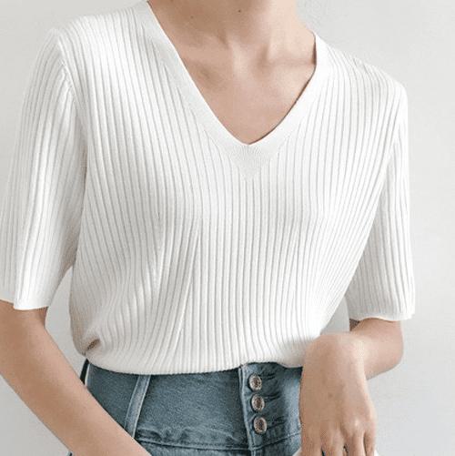 【取寄】サマーニット 半袖 レディース フェミニン 大人 夏新作 シンプル 着回し トップス 大きいサイズ ニット 大人女子 上品 清楚 綺麗め オフィス OL 通勤 Vネック 着痩せ効果 お出かけ オシャレ かわいい デイリー ママコーデ 大人カジュアル 涼しげ 春 夏 普段着