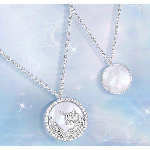 Rhinestone - 【取寄】ネックレス レディース シンプル 合金 ラインストーン シルバー ロングネックレス パーティー ゴージャス 結婚記念日 ウエディング 大人かわいい おしゃれ 誕生日 ギフト 記念日 上品 ペンダント 彼女 母 首飾り 普段使い 高見え 高級感 金属アレルギー対応 20代