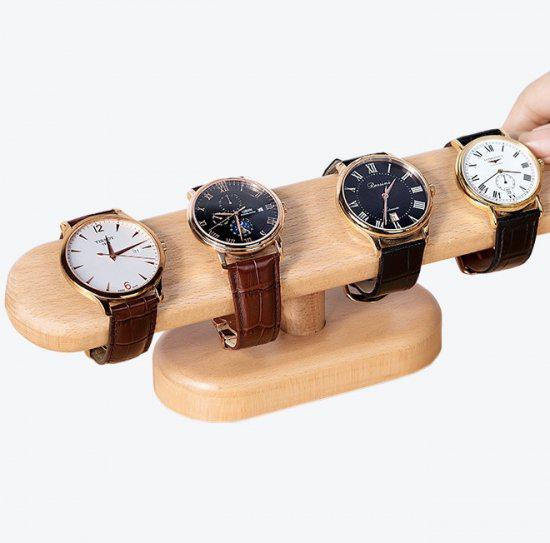 【取寄】インテリア雑貨 北欧雑貨 木製 時計かけ ブレスレットかけ アクセサリーかけ ひっかける おしゃれ シンプル 北欧 腕時計収納 卓上収納 小物収納 腕時計スタンド 収納雑貨 インテリア リビング 玄関 clockかけ ナチュラル 収納ケース 父の日 母の日 ギフト 贈り物 [3]