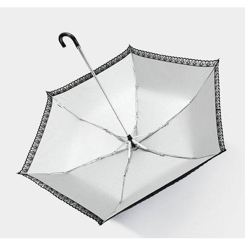 【取寄】日傘 折りたたみ レディース レディース傘 晴雨兼用 紫外線 コンパクト 使いやすい 防水生地 日焼け止め UVカット 断熱 スカラップ 総柄 花柄 シンプル 上品 かわいい 三つ折り 三段折 簡単開閉 雨傘 防水 UVカット 軽量 おしゃれ 母の日 ギフト 贈り物 旅行用品