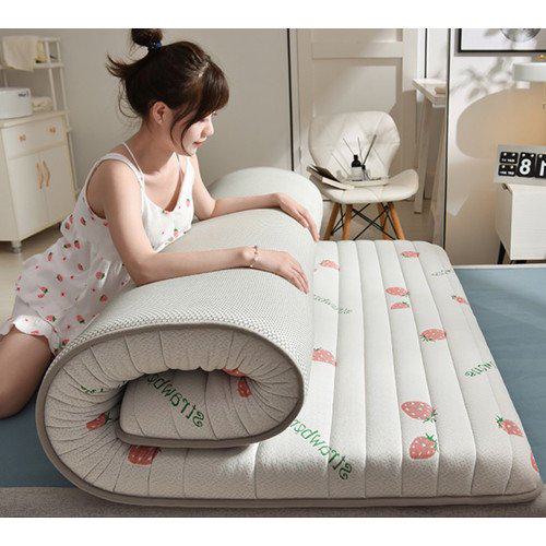 【取寄】マットレス シングル ラテックスマットレス スポンジマット シングルマット マット スポンジ 厚め 寝具 快眠 子供部屋 かわいい 防湿 睡眠 寝心地 9cm メッシュ おしゃれ インテリア 楽ちん リラックス シンプル 高見え 高級感 おうち おうち時間 いちご 大人可愛い