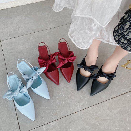 パンプス痛くない黒太ヒール大きいサ...