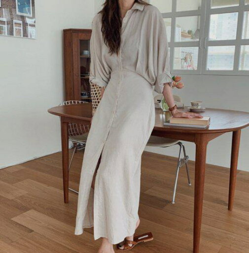 【取寄】シャツワンピース ワンピース ロングワンピース レディース 長袖 シャツワンピ ボリュームスリーブ かわいい おしゃれ お出かけ デート ディナー シンプル トレンド 無地 大人カジュアル 大人女子 上品 タイト 二の腕カバー 体型カバー ベージュ グレー ネイビー 【取寄】シャツワンピース ワンピース ロングワンピース レディース 長袖 シャツワンピ ボリュームスリーブ かわいい おしゃれ お出かけ デート ディナー シンプル トレンド 無地 大人カジュアル 大人女子 上品 タイト 二の腕カバー 体型カバー ベージュ グレー ネイビー