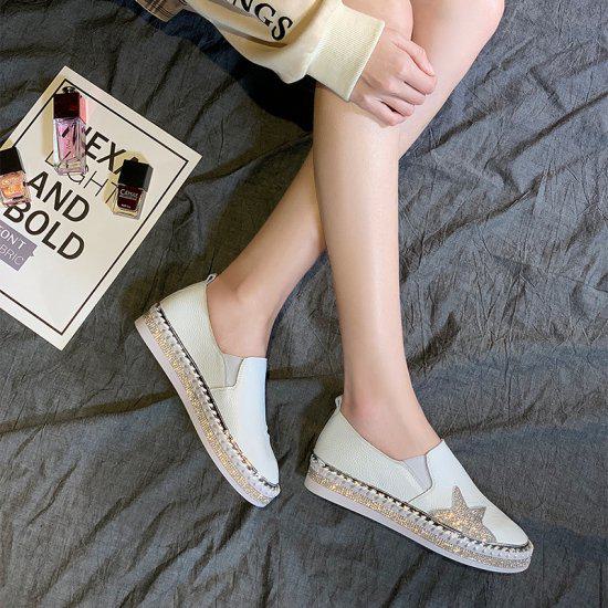 【取寄】シューズ レディース 厚底 靴 厚底シューズ スリッポン スニーカー 厚底スニーカー 黒 白 春新作 美脚 脚長 カジュアル 歩きやすい シューズ レディース 厚底 靴 厚底シューズ