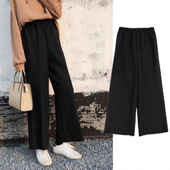 Other - 【取寄】 パンツ ガウチョパンツ レディース ボトムス シンプル ハイウエスト ワイドパンツ ガウチョ 大きいサイズ 着痩せ 韓国 オルチャン 春夏 新作 春服 夏服 sale ゆったり パンツ
