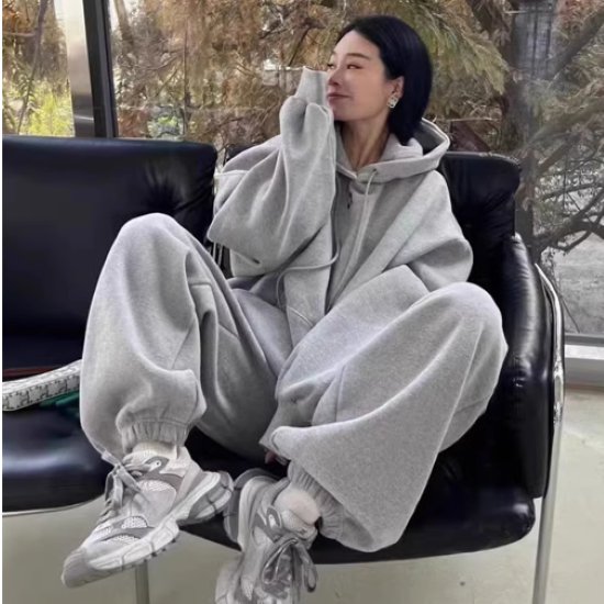 【取寄】セットアップ レディース 上下セット 2点セット ツーピース スウェット トップス トレーナー ..