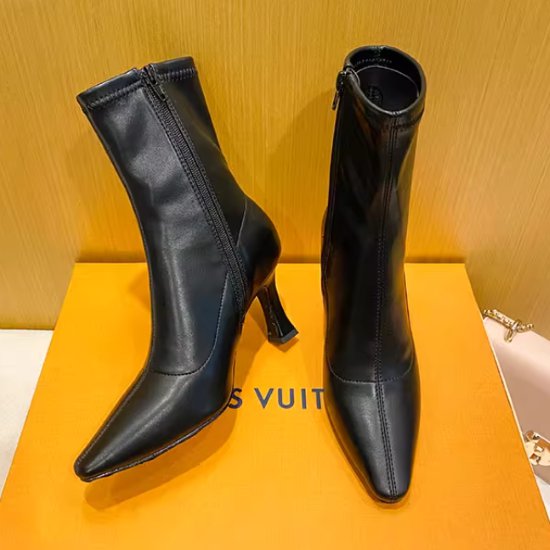 【取寄】ショートブーツ レディース 靴 シューズ アンクルブーツ スリムブーツ ポインテッドトゥ ステ..