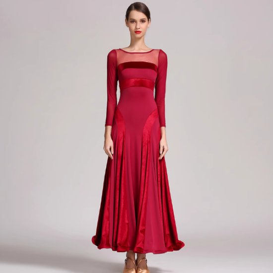 【取寄】パーティードレス レディース 演奏会ドレス 結婚式ドレス ダンス衣装 社交ダンス ロングドレス ワンピースドレス ロングワンピース ハイウエスト フレアスカート きれいめ エレガント フォーマル