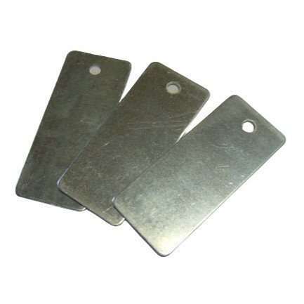 ファーイーストサービス 金エフ メッキ札 識別番号の保持 1.2×30×70mm 100枚/300枚/1,000枚