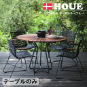 【今ならレビュー特典付き】【正規販売店】 サークルテーブル ホウエ HOUE サークル アウトドア 屋外用 外用 庭 ガーデン テラス テーブル カフェテーブル 丸テーブル 丸型 110 デンマーク モダン 北欧 おしゃれ 【送料無料】