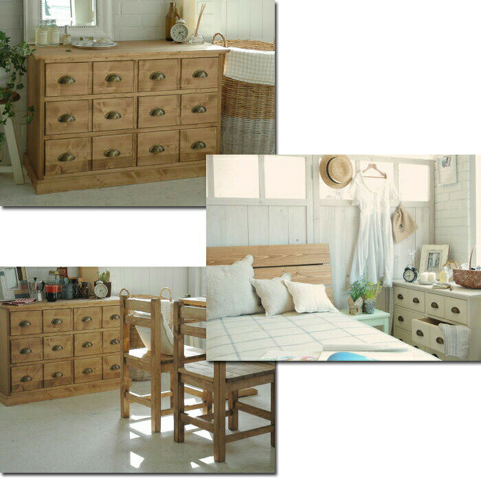 【nora ノラ】【カントリー調　可愛い　おしゃれ　アンティーク風】nora　ノラ 　melissa chest　メリッサ　チェストチェスト　リビングチェスト【送料無料】