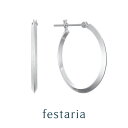 【最大8000円OFF】9/19(金)0:00〜【 festaria bijou SOPHIA 】 ピアス フープ (外径:約20.0mm) K10/K18 W...