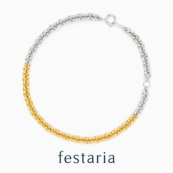 【最大8000円OFF】ブラックフライデー開催中!【 festaria bijou SOPHIA 】 ペア ブレスレット sv シルバー ゴールドメッキ/プラチ...