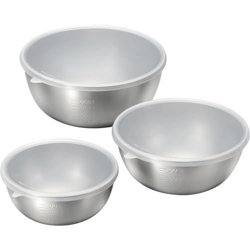 和平フレイズ 燕三条 日本製 ステンレスボール セット 蓋付 シンプルで機能的 サラダボウル 混ぜる 捏..