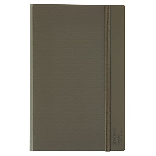 1冊オリーブグリーン/A4 二つ折り/ラ-BRFL10NDG・Color:オリーブグリーンStyle:1冊・パッケージ個数:1・A4書類を2つ折りにして持ち運べるクリヤーブック・【サイズ】A4二つ折り 【外寸法】 246×160×15mm・【表紙色】 オリーブグリーン・【ポケット枚数】ホルダー型ポケット1枚　クリヤーポケット10枚・【材質】 表紙：R-PP、ホルダー型ポケット：R-PP、とじ足：R-PP、ポケット：PP商品紹介 ■■A4書類を2つ折りにして持ち運べるクリヤーブック BIZRACK■■ ●書類に応じて使い分けられる2種類のポケット 【ホルダー型ポケット】 ・サッと書類を出し入れできるクリヤーホルダー形状のポケット。 ・クリヤーポケットに書類を入れる時間がないときや、10枚程度の束で入れておきたいときに。 【サイドスローポケット】 ・上から入れるタイプのポケットに比べて書類の出し入れがしやすい、横から入れられるクリヤーポケット。 ・パラパラめくって閲覧したい書類に。 商品仕様 ●サイズ/A4二つ折り ●外寸法/246×160×15mm ●ポケット枚数/ホルダー型ポケット1枚、クリヤーポケット10枚 ●表紙:R-PP、ホルダー型ポケット:R-PP、とじ足:R-PP、ポケット:PP 原材料・成分 表紙・ホルダー型ポケット・とじ足:再生PP、ポケット:PP