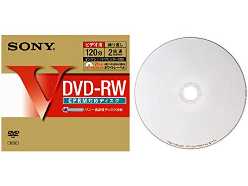 SONY DVD-RW 120分 録画用(2倍速対応/ホ�