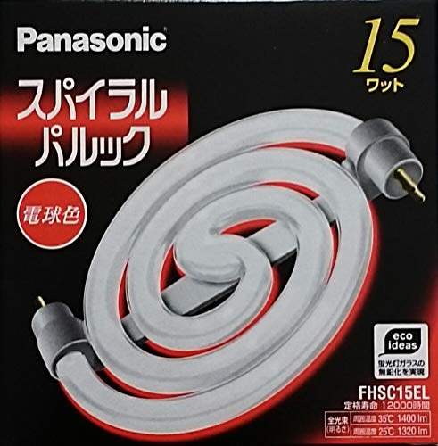樂天商城 - パナソニック スパイラルパルック蛍光灯 丸形 15形 3波長形電球色 FHSC15EL