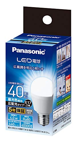 乐天商城 - パナソニック ミニクリプトン型 LED電球 口金直径17mm 電球40W形相当 昼光色相当(4.0W) 小形電球・広配光タイプ 密閉器具対応 L