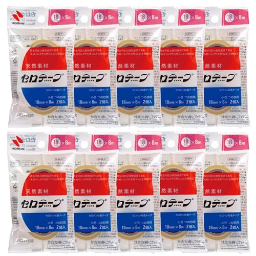 ニチバン セロテープ 替え 小巻 18mm 2巻入 10個組 CT18S2PN-10P