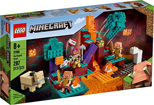 乐天商城 - レゴ (LEGO) おもちゃ マインクラフト ゆがんだ森 男の子 女の子 マイクラ Minecraft 子供 グッズ ゲーム 玩具 知育玩具 誕