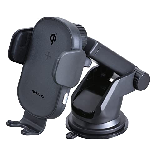 セイワ(SEIWA) 車内用品 スマホホルダー オートワイヤレスチャージホルダー 吸盤取り付け D622 ワイヤレス充電 MAX10W 国際規格