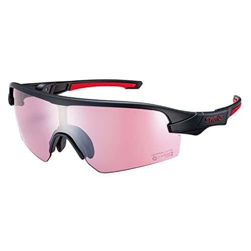 [スワンズ] 日本製 スポーツサングラス STRIX D.A. ストリックスディーエー STX DA-4417 MEBK ミラー ..