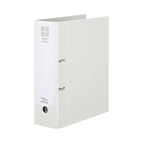 コクヨ(KOKUYO) Dリングファイル スムーススタイル A4 2穴 700枚収容 オフホワイト フ-UDS470W