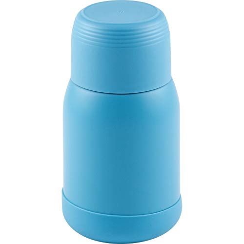 和平フレイズ ミニ 水筒 マグボトル ブルー 180ml 2WAYボトル コップ付き 直飲み 真空断熱ボトル スミニ RH-1490