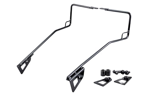 樂天商城 - キジマ(Kijima) バイクパーツ バッグサポート 左右セット スチール製グロスブラック仕上げ Vストローム250SX('23-) 210-4