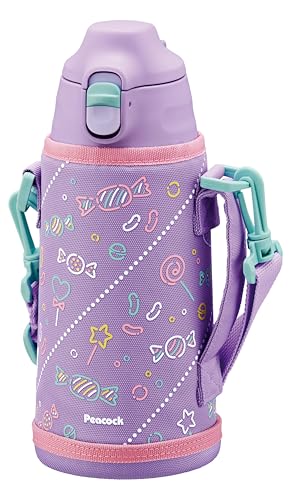 パープルピンクパープルピンク/800 ml/ASG-W82 PV・Style:パープルピンク・パッケージ個数:1・【用途に合わせて選べる】コップと直飲み両方のシーンで使うことができる、デザインがかわいい2way水筒です。・【飲みたい温度が長時間続く】ステンレス二重構造タイプなので、保温も保冷も長時間保てる水筒です。・【片手で簡単にワンタッチ開閉】せんユニットは力いらずで開閉できるワンタッチオープン仕様。安全ロック付きで持ち運びも安全です。・【持ち歩き便利なショルダーベルト付き】身長に合わせて長さが調節できる肩掛けベルト付きです。・【男女それぞれ使える2色展開】パープルピンクとブラックネイビーの2色からお選びいただけます。