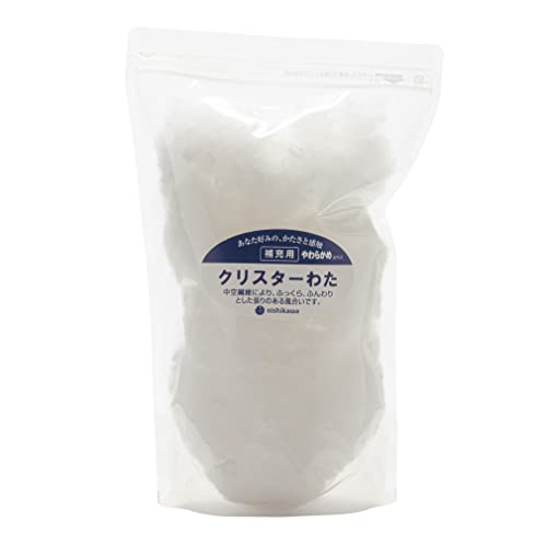 nishikawa 【 西川 】 ダウンピロー用 補充パック 50g 詰めもの 50g クリスターわた ファインスムーズ用 ホワイト EKA20