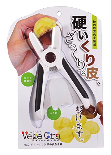 乐天商城 - パール金属 ベジクラ 栗 の 皮むき器 C-311