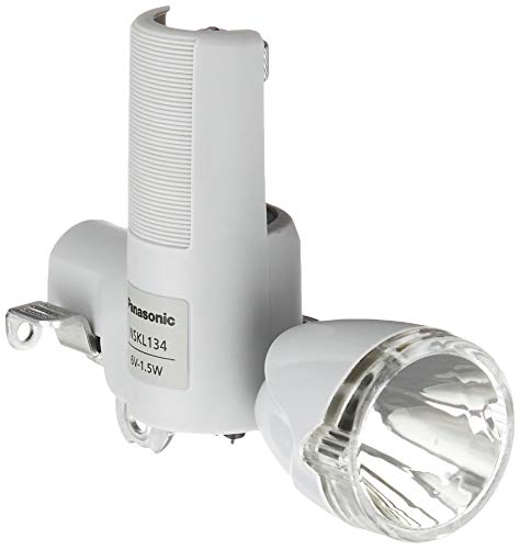 パナソニック(Panasonic) LED発電ランプ ワイドLED自転車 グレー W45×D125×H102mm NSKL134-S