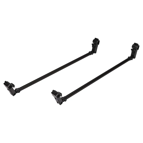 カーメイト(Carmate) 車内 収納 ハンガーバーS ブラック 2本セット クロスライド Nボックス/シエンタ/スペーシア など NS126