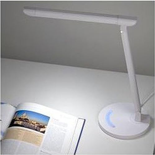 ヤザワコーポレーション 調光機能付き LEDスタンドライト 7W 明るさ400ルーメン ホワイト SDLE07N12WH [2]